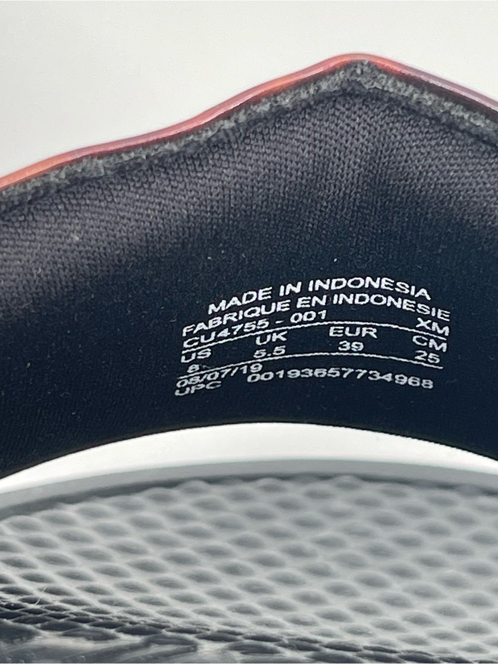 Nike Benassi JDI Print Black with Tortoiseshell Strap - Picture 5 of 6